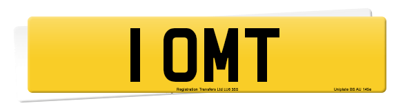 Registration number 1 OMT